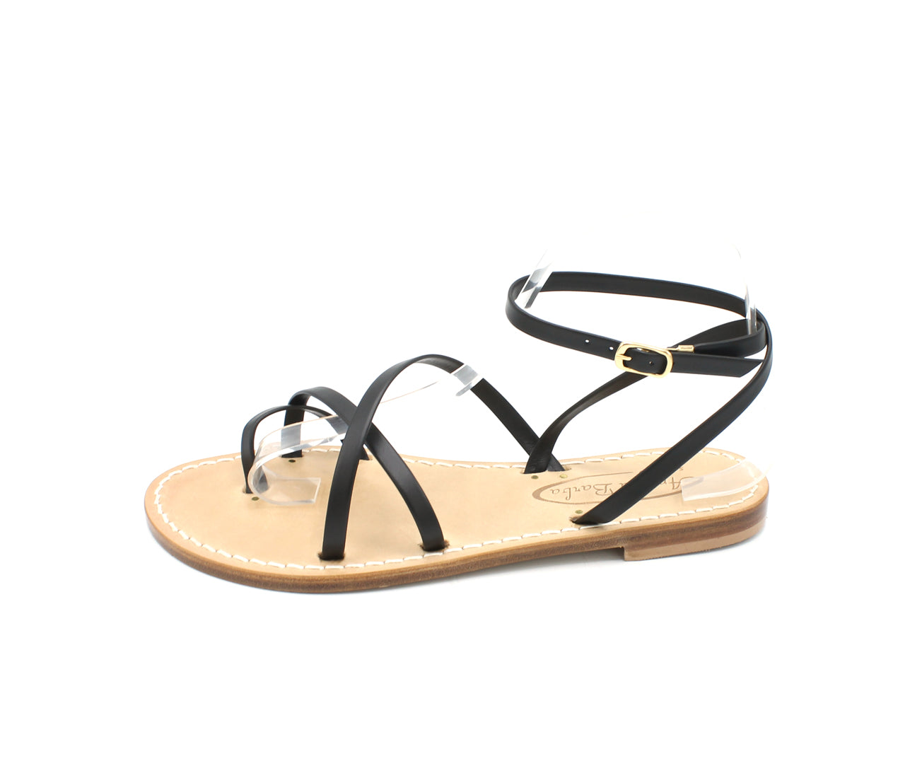 Sandali Artigianali in pelle bassi donna infradito cuoio Capri