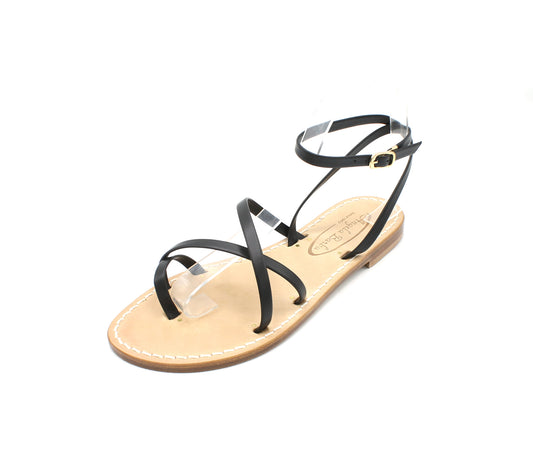 Sandali Artigianali in pelle bassi donna infradito cuoio Capri Positano capresi schiava Mary