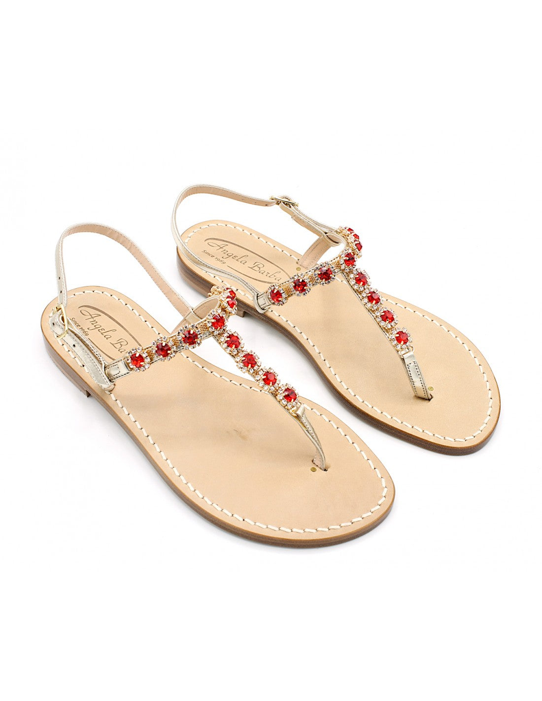 Sandali Artigianali da donna in cuoio capresi gioiello Capri