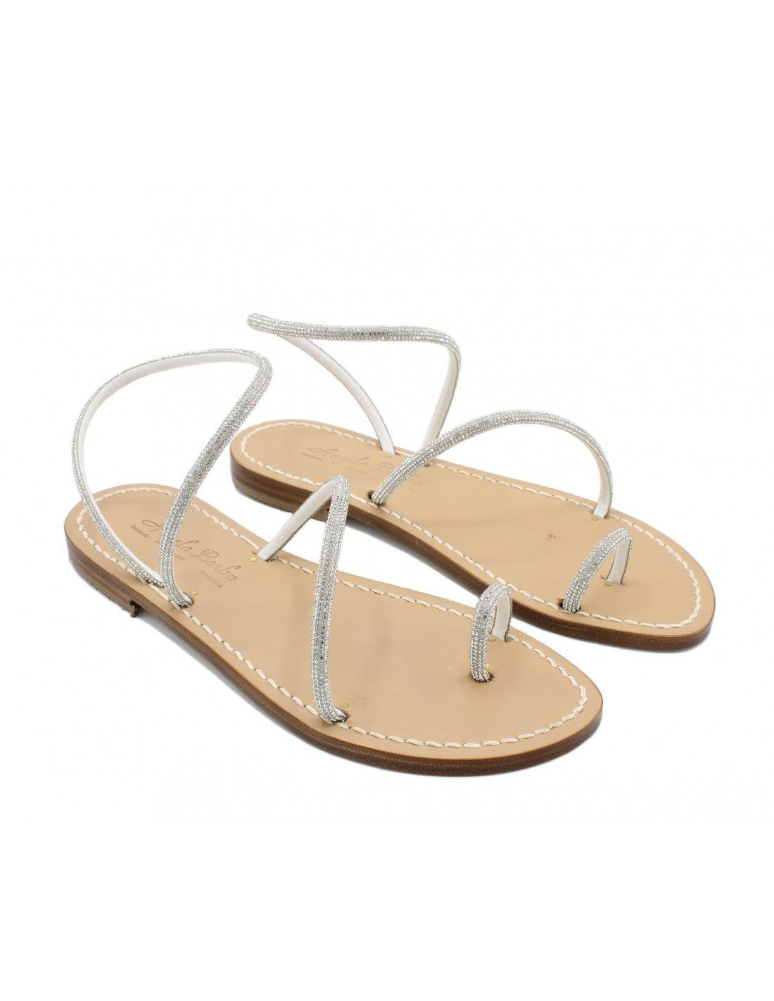 Sandali Artigianali donna in cuoio gioiello capresi Coly