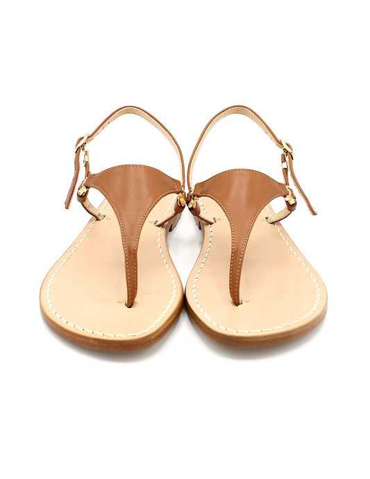 Sandali Artigianali in cuoio da donna fatti a mano moda capri positano Bianco