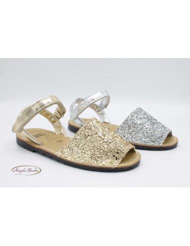 Gioseppo sandali da bambina minorchine scarpe Glitter Argento Oro Altha