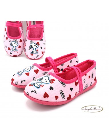 Snoopy pantofole da bambina scarpe per la casa calde Rosa Fuxia