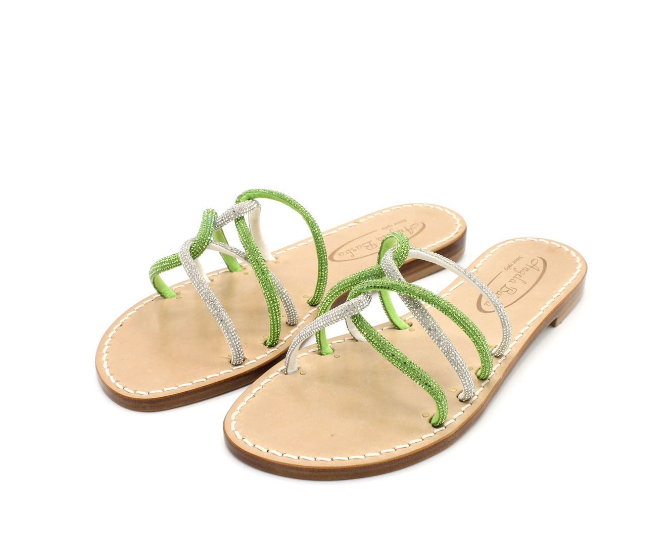 Sandali Artigianali in cuoio moda Capri Azzurra
