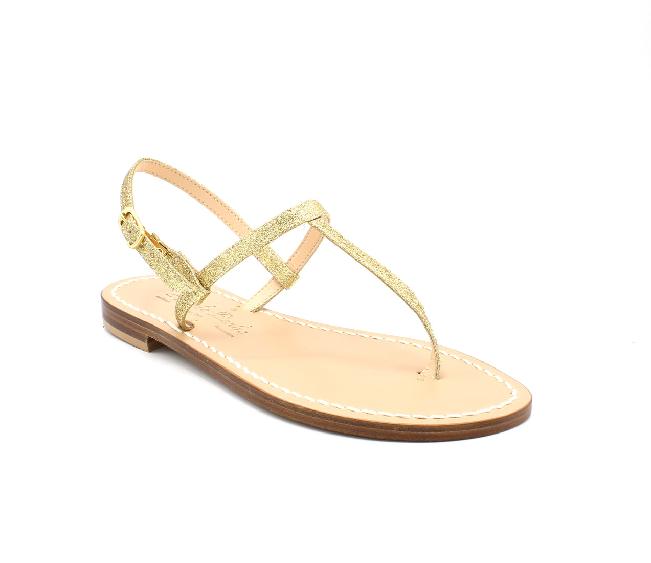 Inuovo sandali da donna con fasce frontali a incrocio e inserti con strass rosa metallico Inuovo sandali da donna con fasce frontali a incrocio e inserti con strass rosa metallico