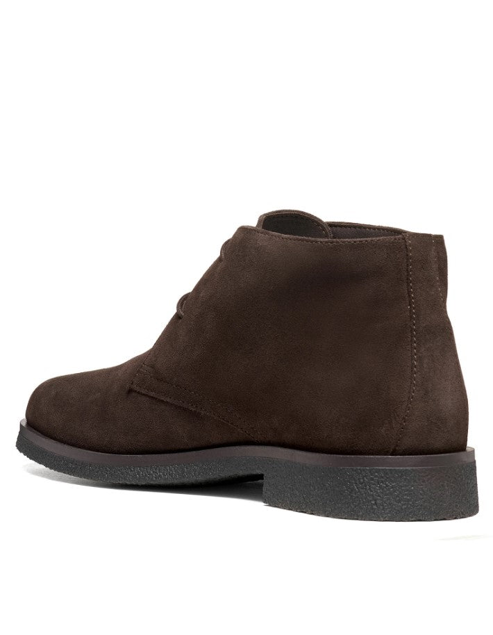 U6658D 00022 C6326 - Polacchina - Scarpe Uomo Geox in Camoscio Marrone Cioccolato | Eleganza Autunnale