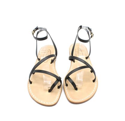 Sandali Artigianali in pelle bassi donna infradito cuoio Capri Positano capresi schiava Mary