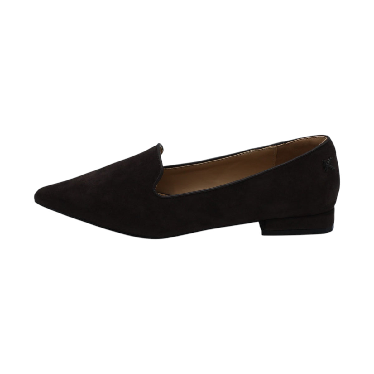 Keys scarpe donna a punta in camoscio marrone