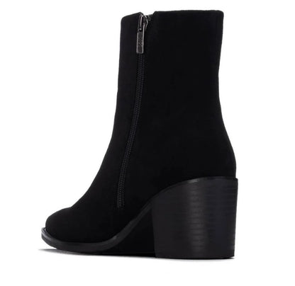 146509_N - Stivaletti - XTI tronchetti Donna Neri in Camoscio con Tacco texani