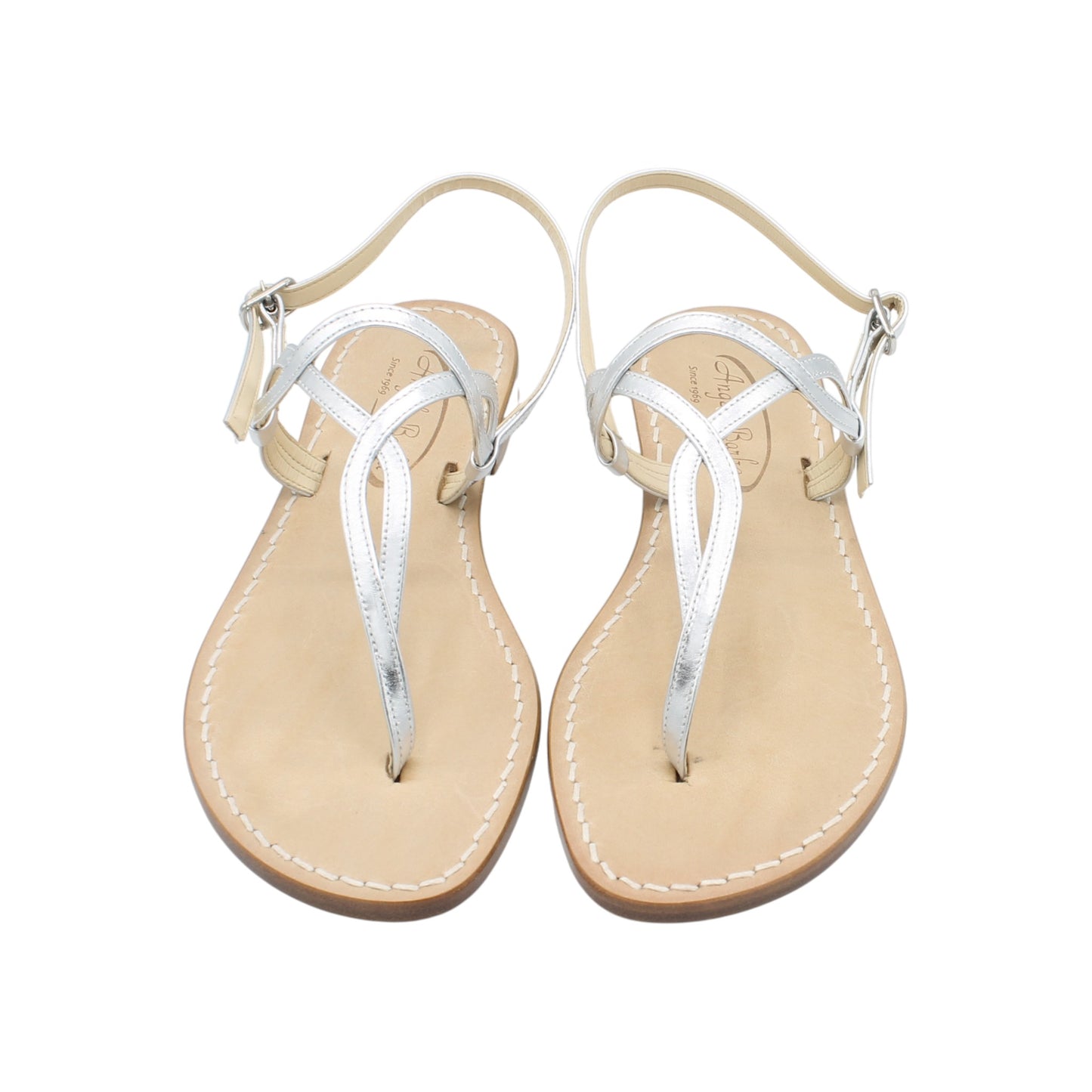 Sandali Artigianali in pelle bassi donna infradito schiava cuoio Capri Positano capresi Evelin