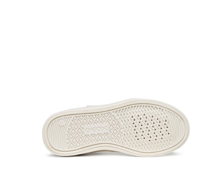 J66DKD 0003W C0761 - Sneakers - GEOX Scarpe Bambina Bianche con Dettagli Lilla e Azzurro