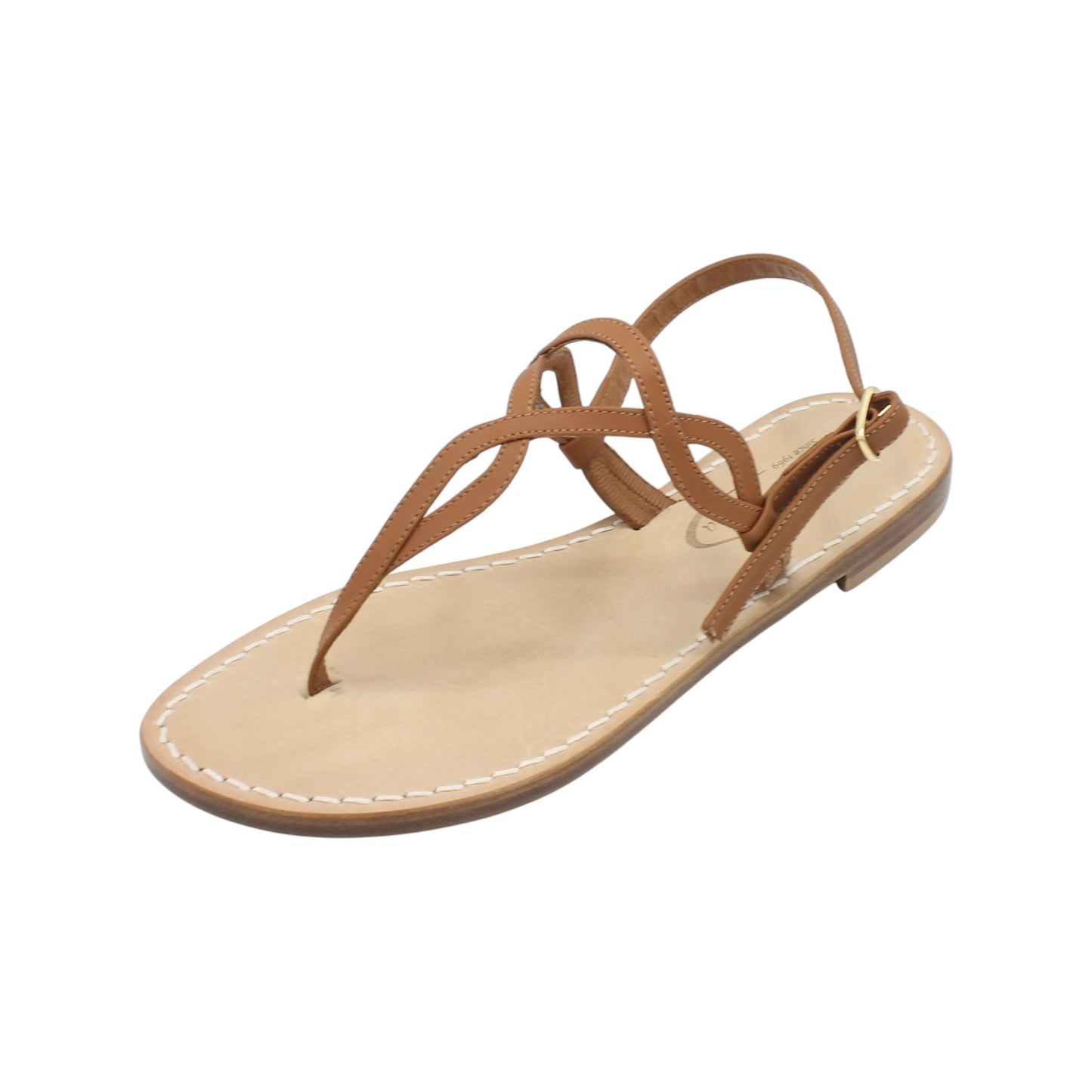 Sandali Artigianali in pelle bassi donna infradito schiava cuoio Capri Positano capresi Evelin