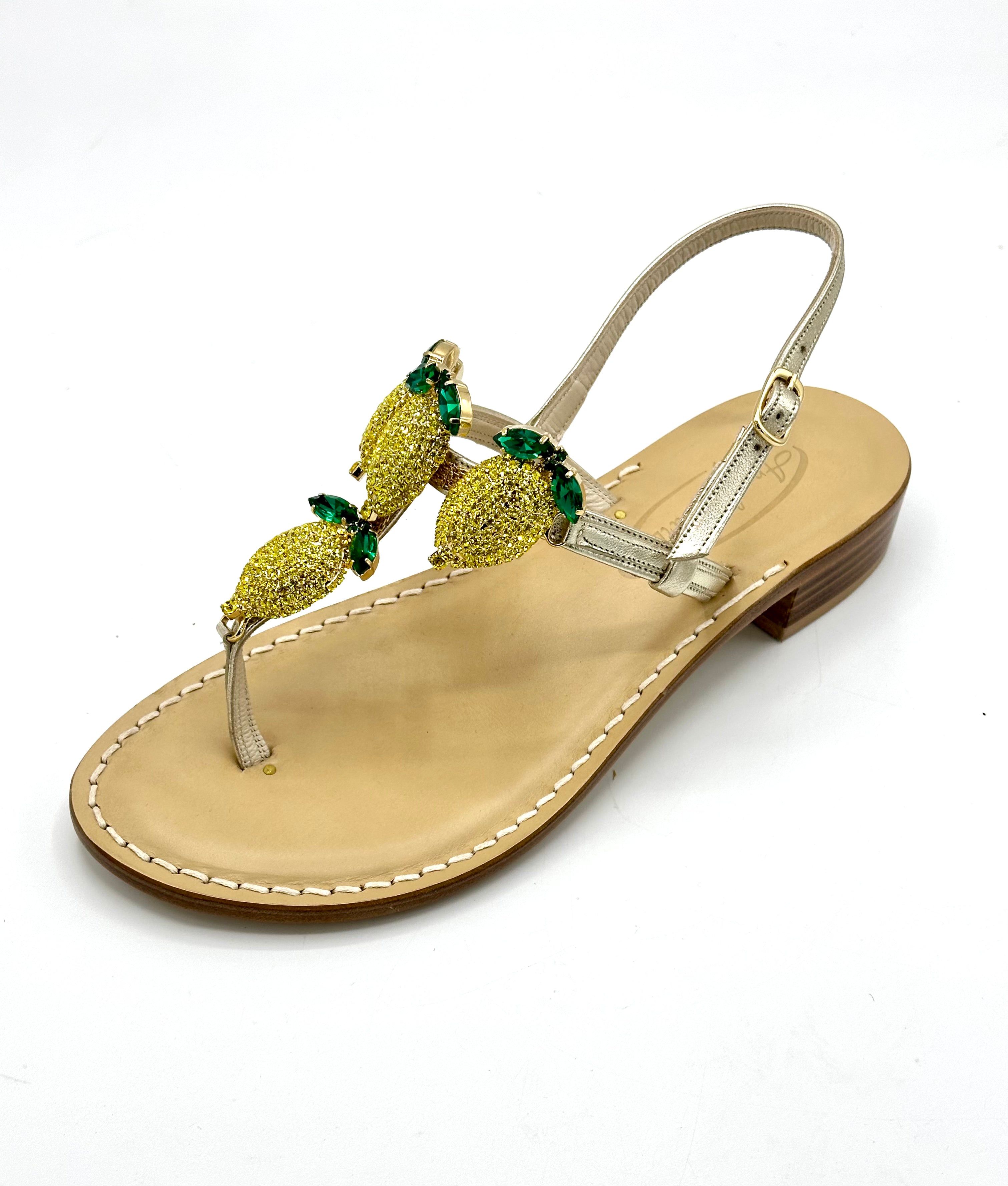 ART 1045 I Breathe Sandali Bassi Donna Giallo Limone - Suola Anatomica