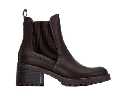 146086.M - Stivaletti - XTI Tronchetti Donna Chelsea Marroni con Tacco Largo 6 cm