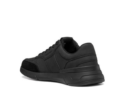 U66N8A 0EK22 C9999 - Sneakers - Scarpe Uomo Geox in Pelle Scamosciata Nera | Casual e Traspiranti