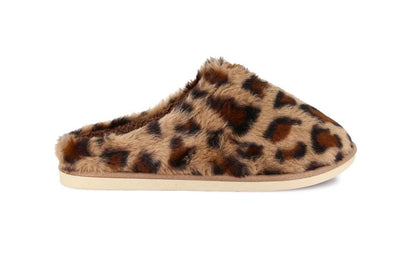 Grunland pantofole animalier leopardate effetto peluche