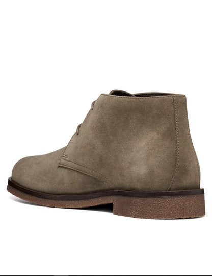 U6658D 00022 C1321 - Polacchina - Scarpe Uomo Geox in Pelle Scamosciata Tortora | Eleganti e Casual