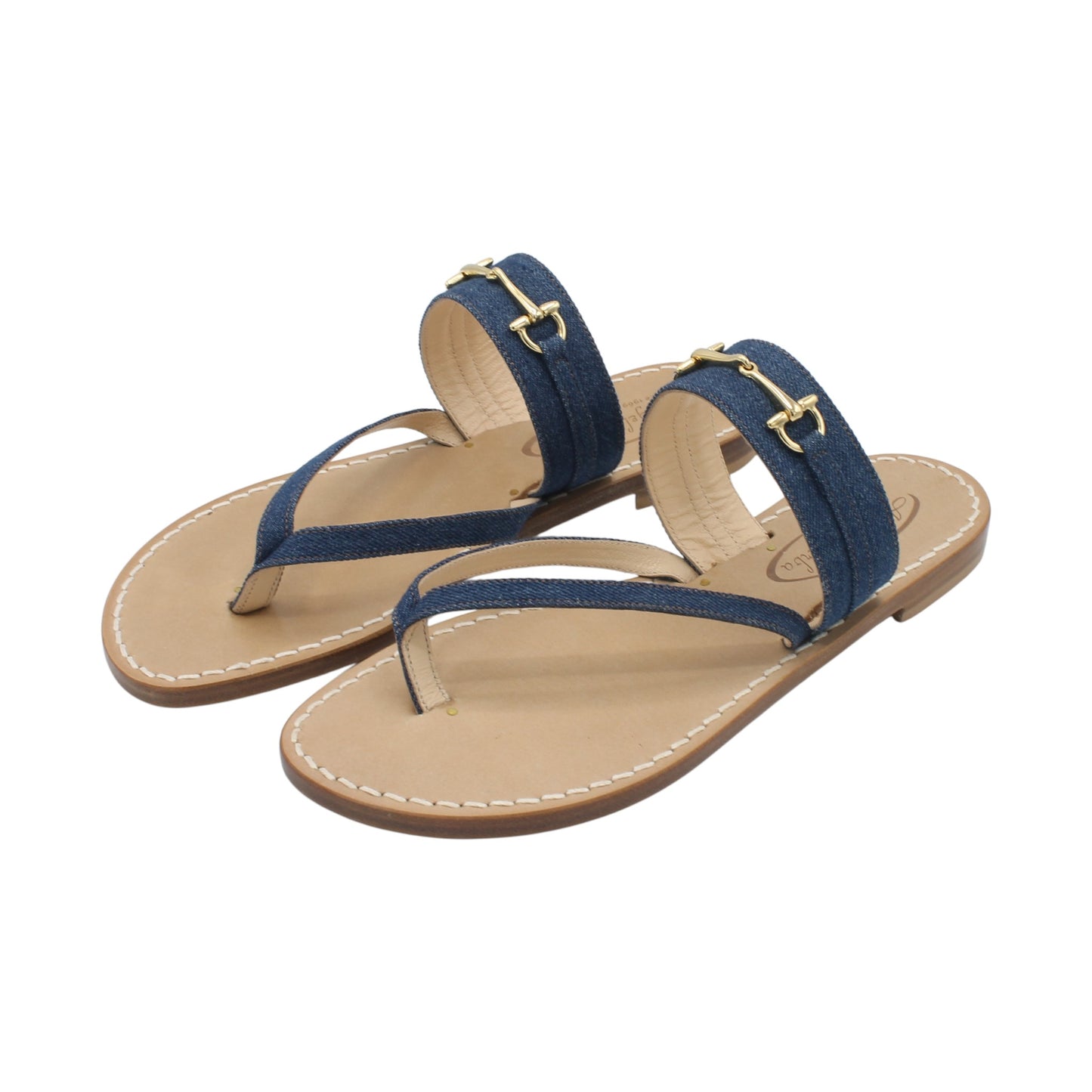 Sandali Artigianali in pelle bassi donna infradito cuoio Capri Positano capresi jeans Norma