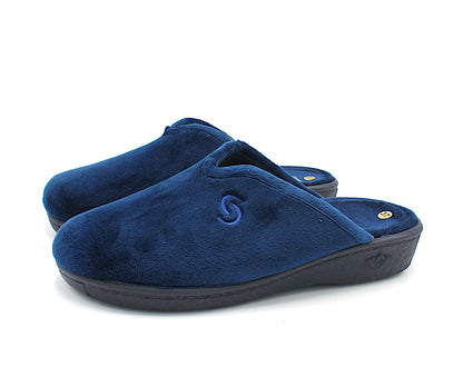 S4101R - Pantofole - Sabatini sabot per la casa Blu | Calde e Comode da Casa