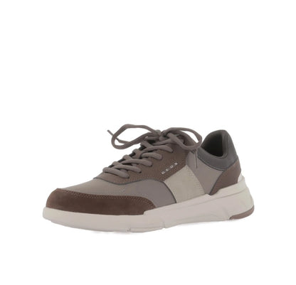 U66N8A 07T22 C0203 - Sneakers - Scarpe Uomo Geox in Pelle Scamosciata Marrone | Casual e Traspiranti