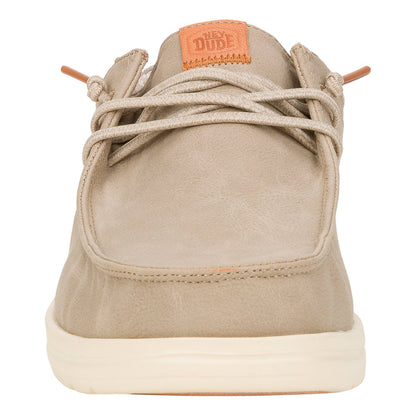HD.43352/1QQ - Scarpe Uomo Hey Dude Paul Classic Taupe Grey - Slip-On in Nabuk Sintetico
