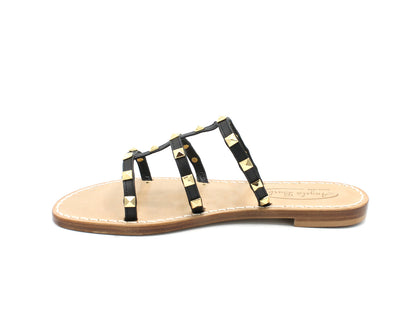 Sandali Artigianali donna ciabatta con borchie Rock capresi