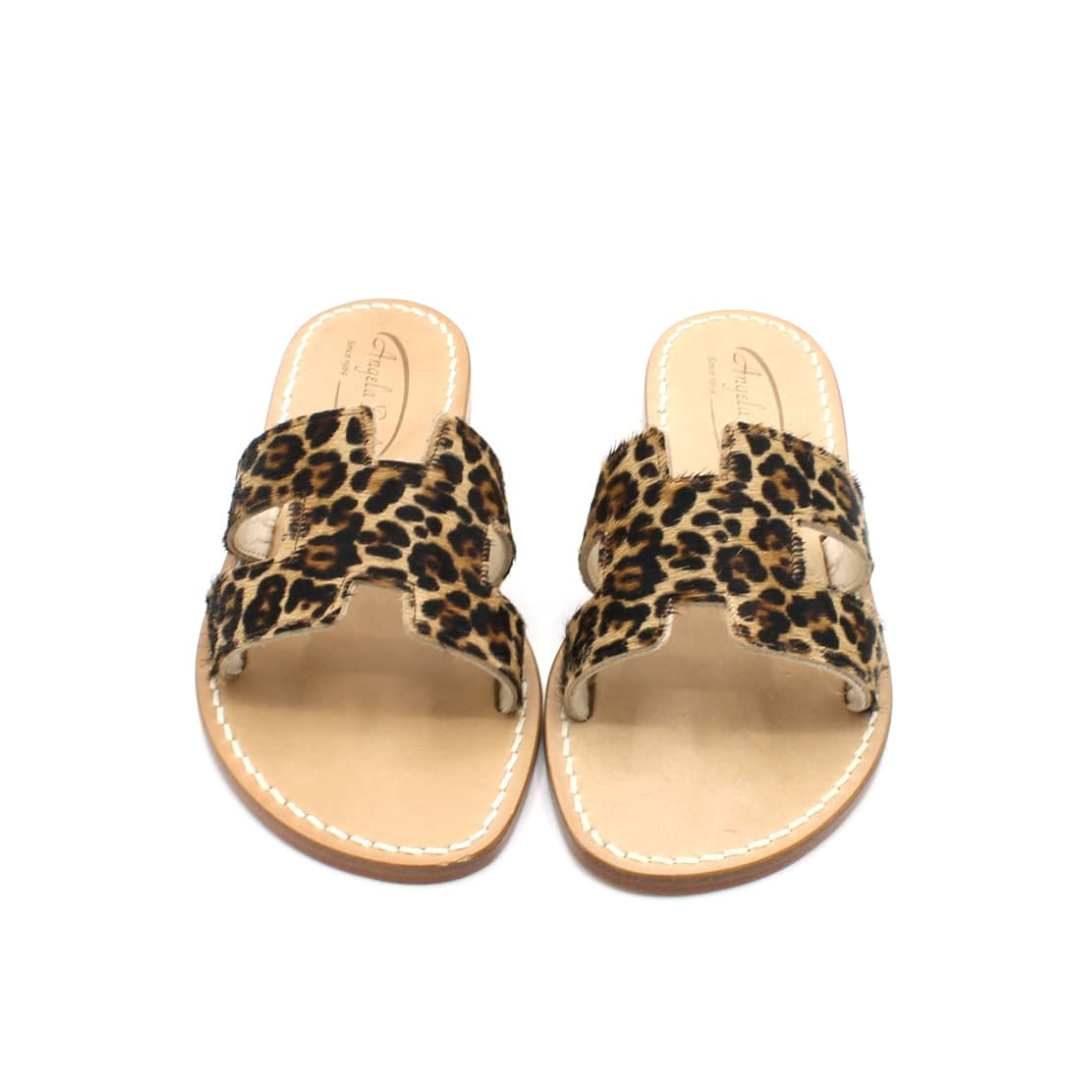 Sandali Artigianali donna ciabatta animalier cavallino capresi