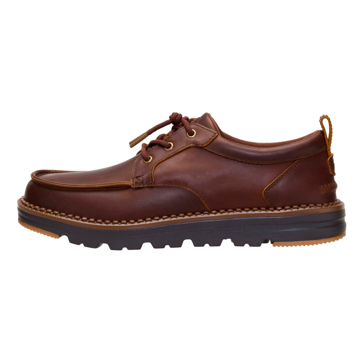 Scarpa uomo Hey Dude Flint Moc Leather vista laterale