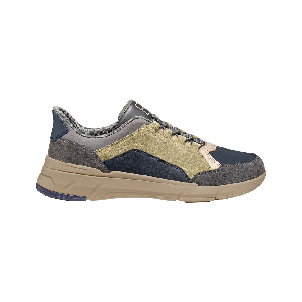 Sneakers uomo Geox Vittour Plus Fast In blu navy e grafite.