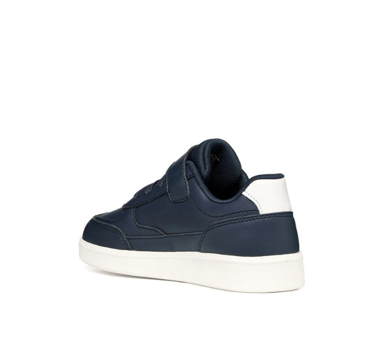 J66DJD 0003W C0735 - Sneakers - Geox Scarpe Bambino Blu scuro e Rosse con strappo | Casual Sportive