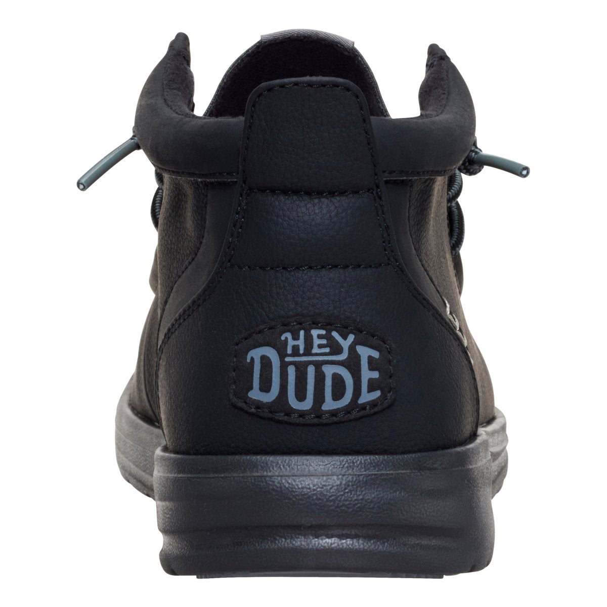 HD.42051/060 - Scarpe Uomo Hey Dude Wally Mid Grip Black - Polacchine Nere con Suola Grip