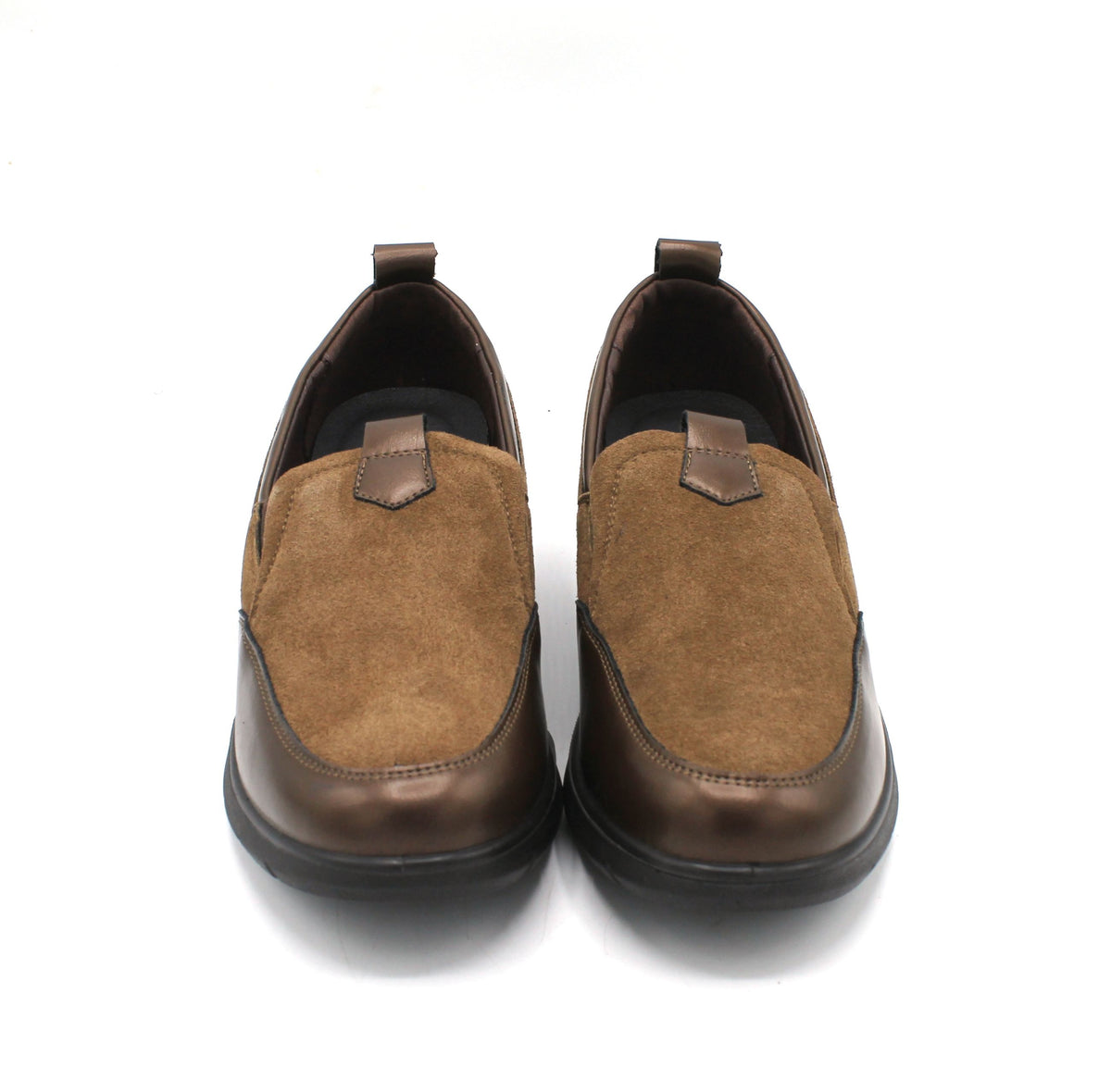 DB3815_TdM - Sneakers - Co.Moda ComfortScarpe da Donna Comode Slip-On in eco pelle e camoscio Testa di Moro