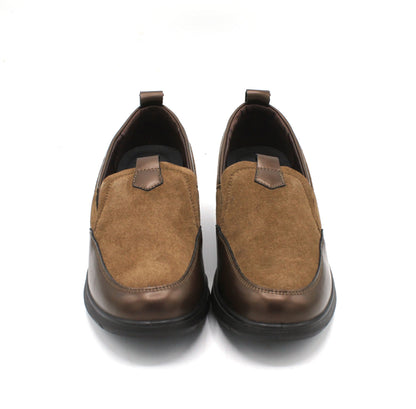 DB3815_TdM - Sneakers - Co.Moda ComfortScarpe da Donna Comode Slip-On in eco pelle e camoscio Testa di Moro