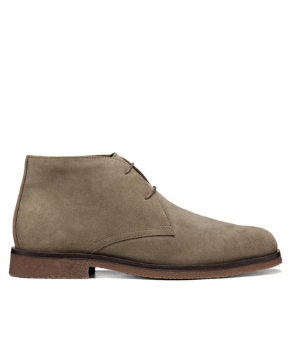 U6658D 00022 C1321 - Polacchina - Scarpe Uomo Geox in Pelle Scamosciata Tortora | Eleganti e Casual