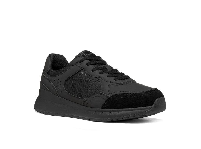 U65LCB - Sneakers - GEOX Branthon Uomo Scarpe Nere Comfort Casual
