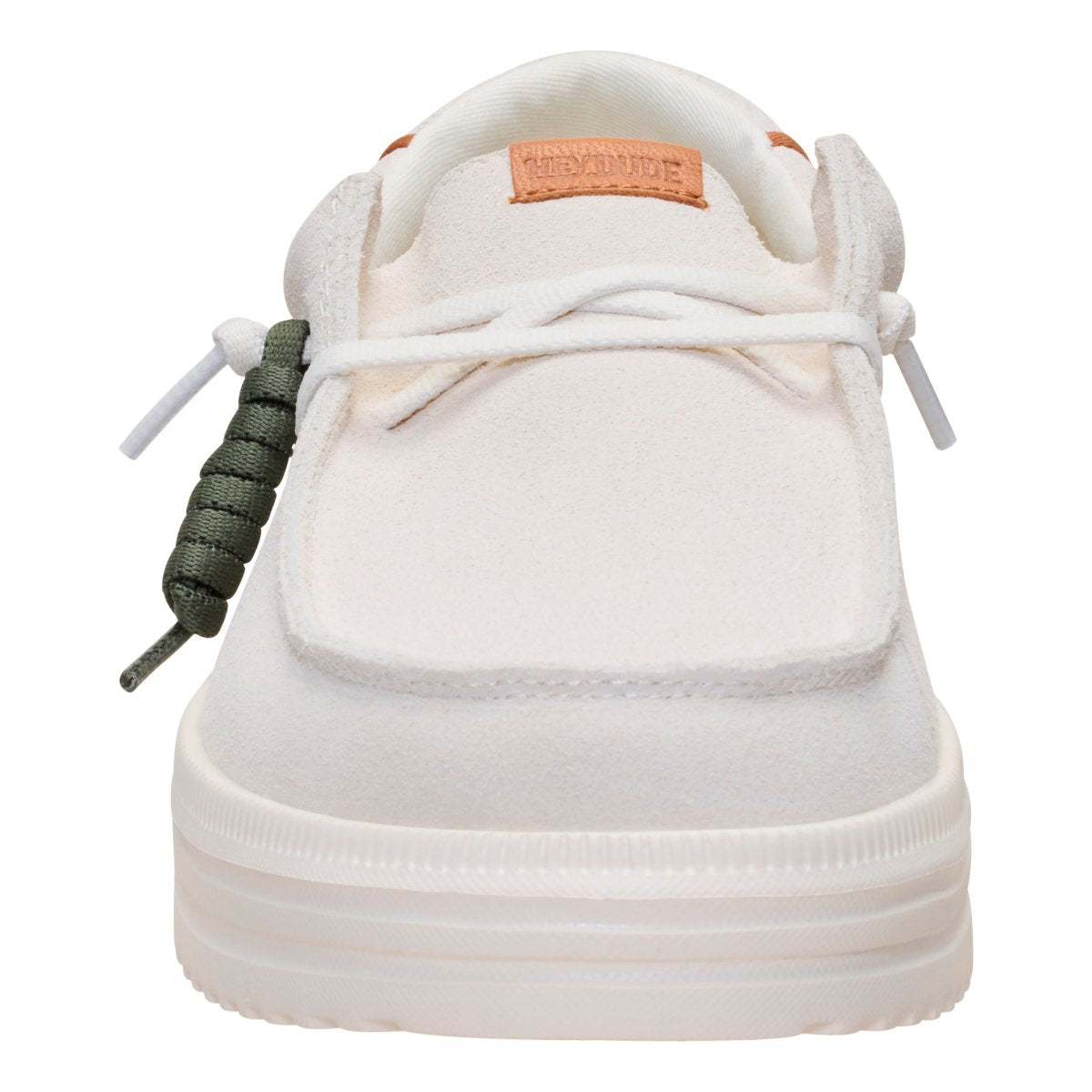 HD.45845/0NI - Hey Dude Uomo in Camoscio Grigio Chiaro – Mocassini Casual Comfort