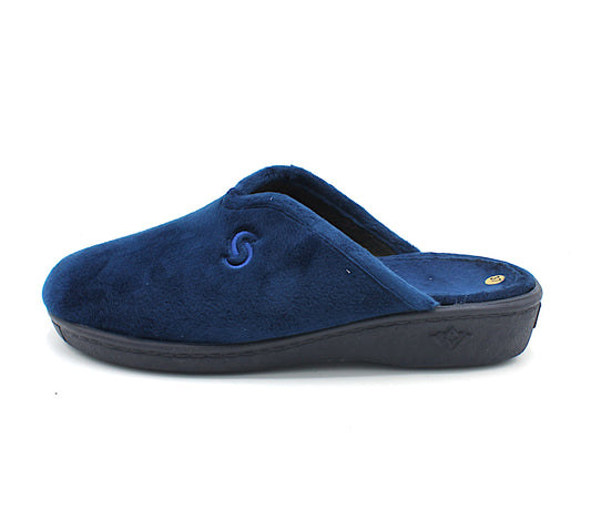 S4101R - Pantofole - Sabatini sabot per la casa Blu | Calde e Comode da Casa
