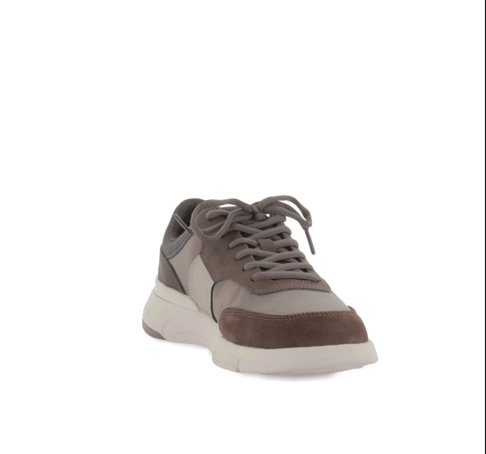 U66N8A 07T22 C0203 - Sneakers - Scarpe Uomo Geox in Pelle Scamosciata Marrone | Casual e Traspiranti