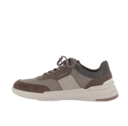 U66N8A 07T22 C0203 - Sneakers - Scarpe Uomo Geox in Pelle Scamosciata Marrone | Casual e Traspiranti