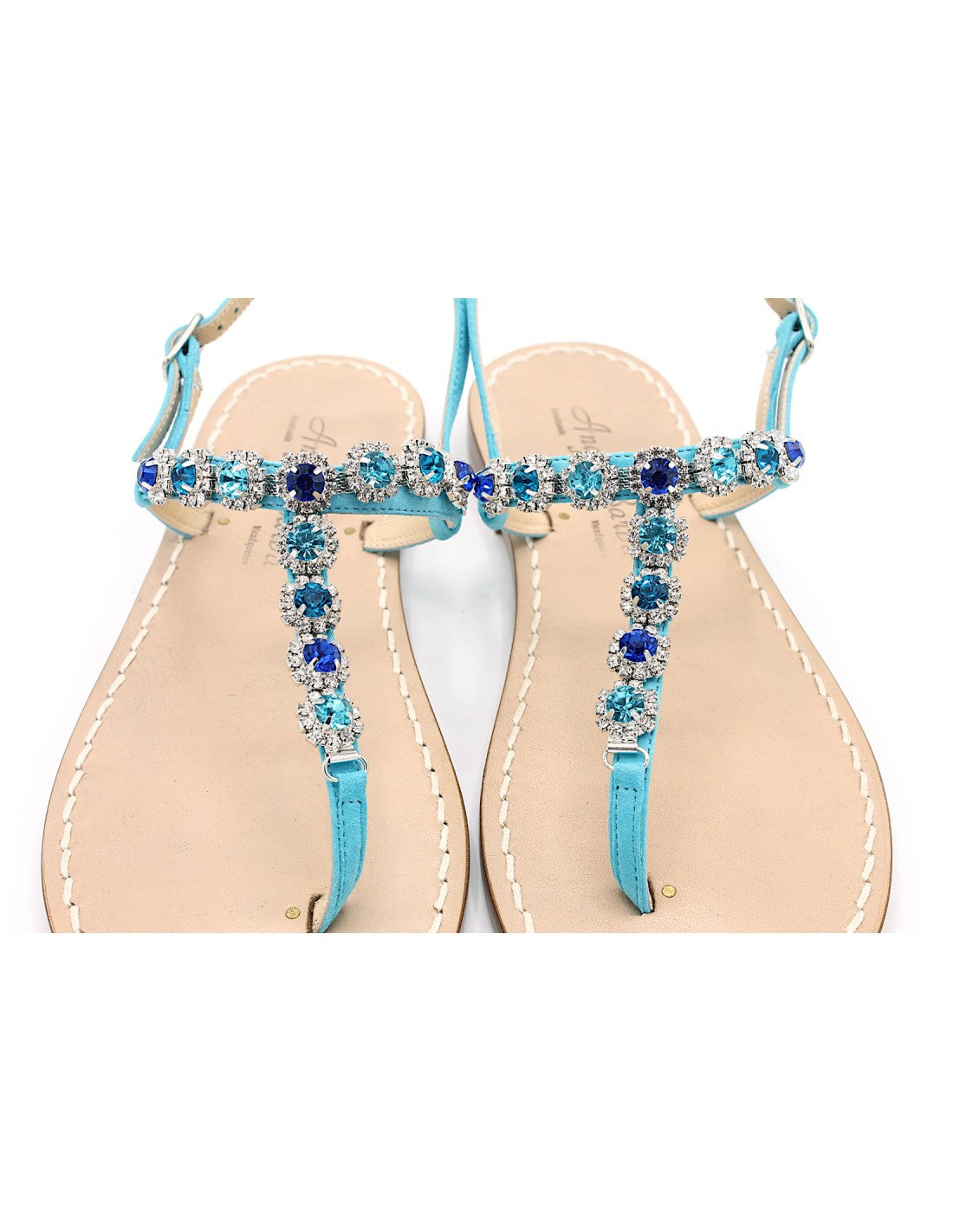 Sandali Artigianali da donna gioiello infradito bassi capresi in