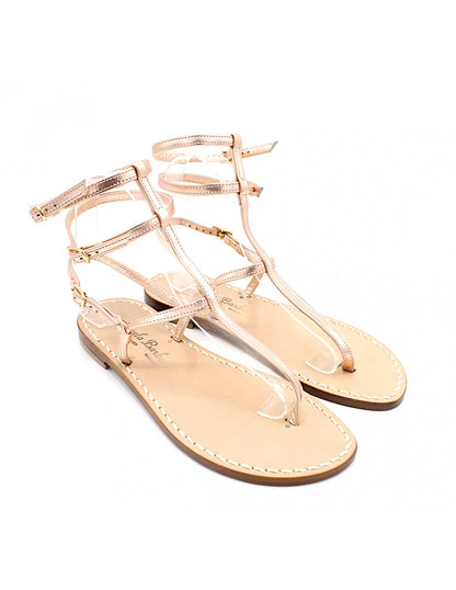 Sandali Artigianali da donna gladiatore alla schiava infradito bassi moda Capri