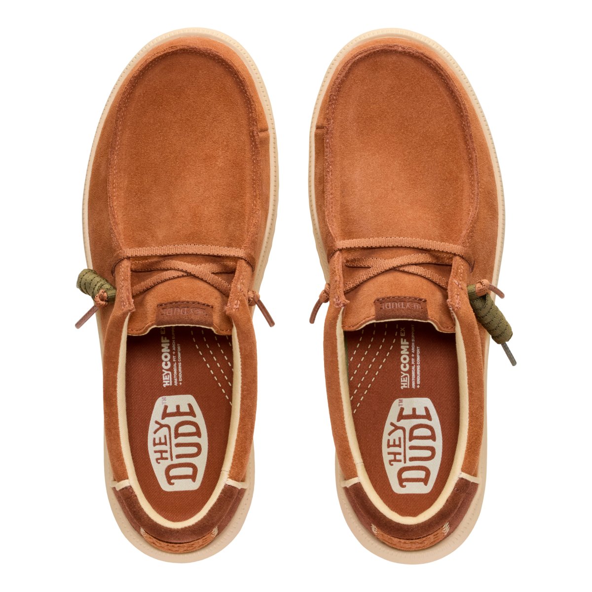HD.45845/2FN Hey Dude Mocassini Uomo in Camoscio Scarpe Casual con Plantare Comfort