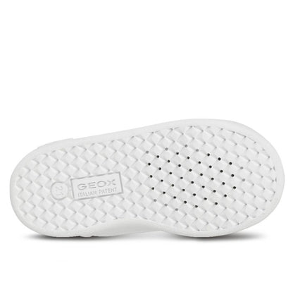 B365LA 000BC C0899 - Sneakers - Geox Scarpe Bambino Bianco Blu a Strappo
