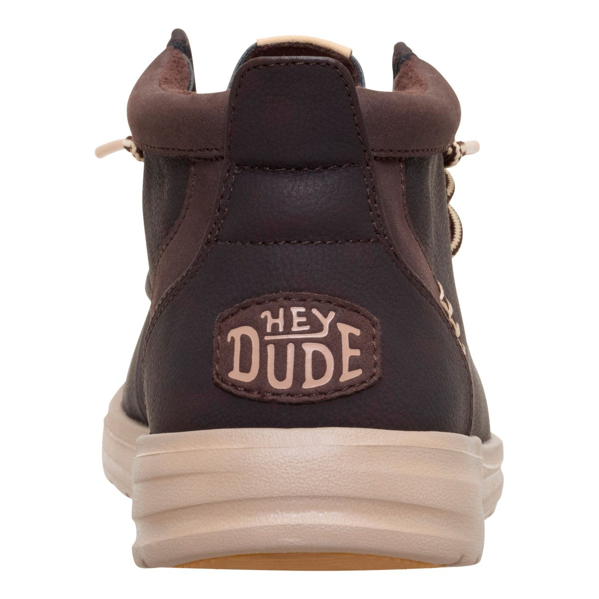 HD.42051/2IV - Scarponcini Uomo Hey Dude Wally Mid Grip - Polacchine Leggere con Lacci Elastici e Suola Antiscivolo