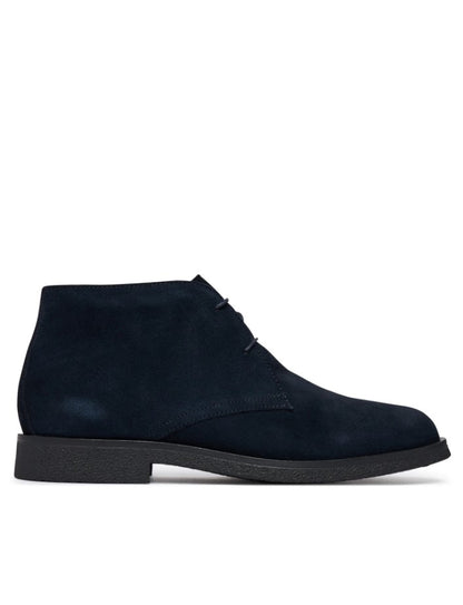 U6658D 00022 C4021 - Polacchina - Scarpe Uomo Geox in Camoscio Blu Navy | Eleganza Casual