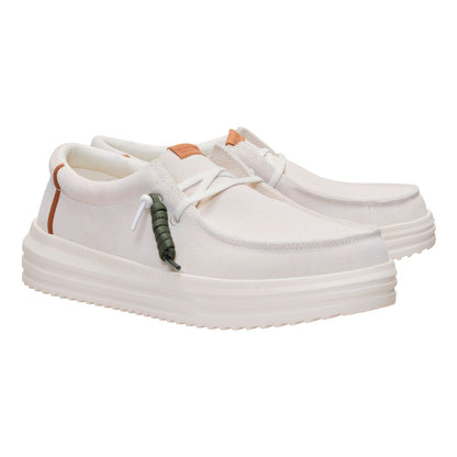 HD.45845/0NI - Hey Dude Uomo in Camoscio Grigio Chiaro – Mocassini Casual Comfort